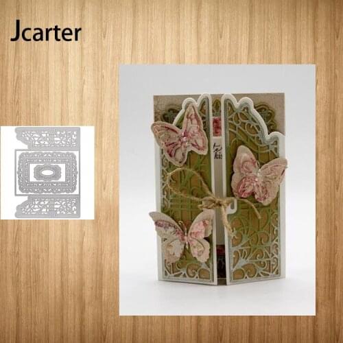 2021 New Lace Cover Greeting Card Metal Cutting Dies Shape Scrapbooking Craft Die Cut Stencil Card Make Mould Sheet Decoration