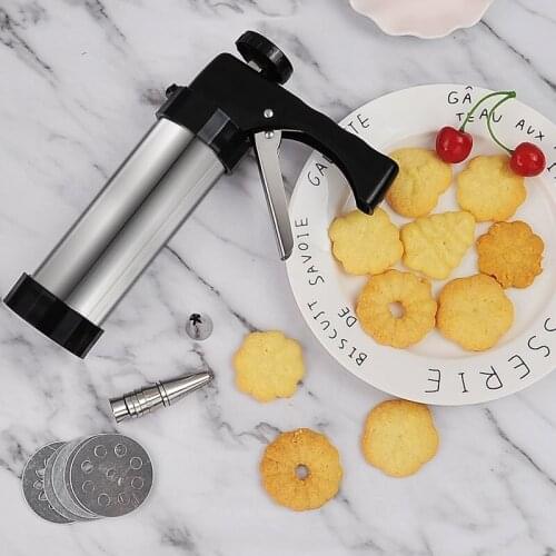 Biscuit Maker Cookie Gun Machine Cookie Making Cake Decoration Press Molds Pastry Piping Nozzles Cookie Press Kit Kitchen Baking