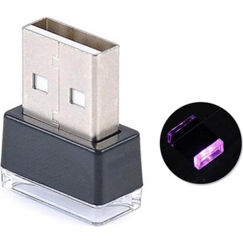 Portable USB LED Car Interior Ambient AtmosphereS Night Light Decorative Lamp