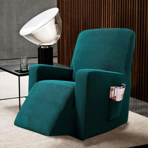 Recline Sofa Couch Cover Recliner All-inclusive Massage Sofa Cover Washable Slipcovers Dog Cat Pets Single Seat Mat Living Room