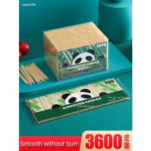 VANZLIFE bamboo one-time ultrafine single head pointed teeth extinguishers environmental protection special commercial