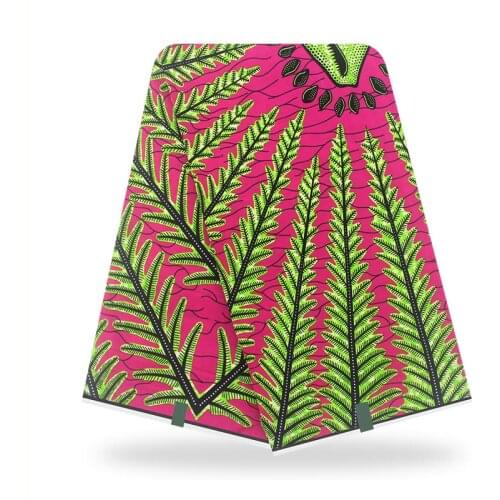 High Quality Sewing Material For Clothing Real Soft 100%Breathable African Wax Dye Printed Cotton For Fabric 6 Yards V-L 5-86