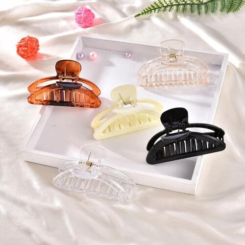 Korean Retro Temperament Dongdaemun French Elegant Simple Hair Clip Side Clip Back Head Hair Clip Wholesale Female Accessories