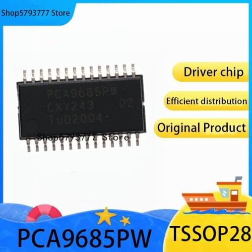 10PCS PCA9685PW TSSOP-28 PCA9685 TSSOP28 LED driver chip brand new original