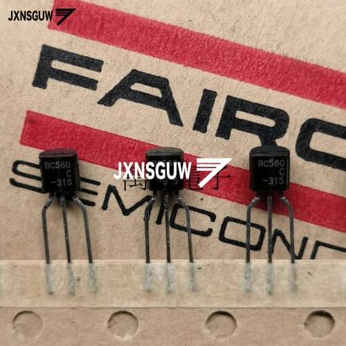 10PCS BC560 C TO-92 Transistor 560 Audio pair tube power BC560-C Transistor Triode BC560C 560C FAIRCHILD