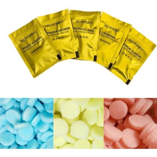 10Packs Car Solid Perfume Air-conditioning Ventilation Clip Air Freshener Flavor ароматизатор для авто Air Freshener