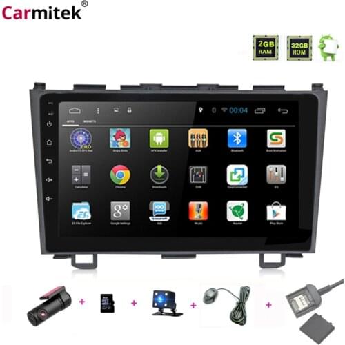 2 din 2din Android 9.1 Car Radio GPS Navigation For Honda CRV CR-V 2006 2007 2008 2010 2011 2012 Car Multimedia Video Player