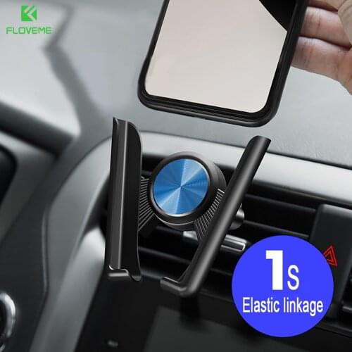 Car Phone Holder For iPhone 12 11 Pro Samsung Xiaomi Huawei Auto Air Vent Mount Holder Smartphone Support Car Phone Stand
