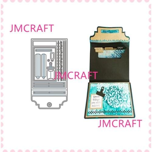 JMCRAFT 2021 New Notebook Decoration #2 Metal Cutting Dies 3D DIY Scrapbook Handmade Paper Craft Metal Steel Template Dies