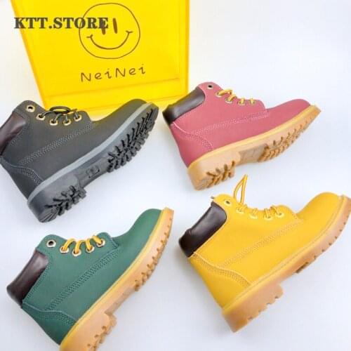 Ms.Qiman Leather Boots For Girls