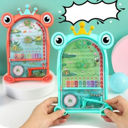 Cartoon Fun Two-in-One Pinball Machine Desktop Game Machine Parent Child Interaction Game Childrens Educational Toys Gifts