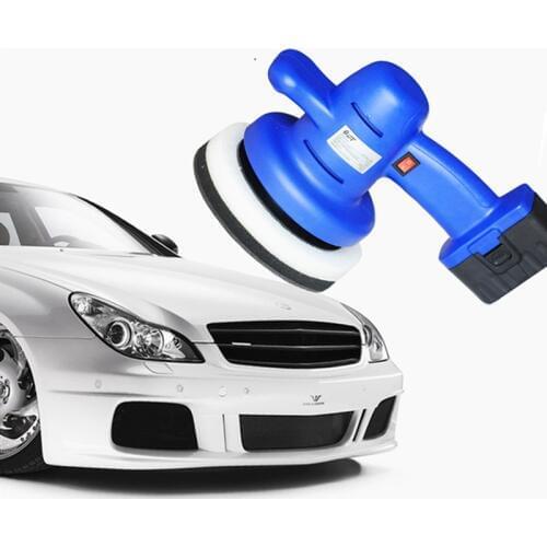 Portable Cordless Car Polisher Cleaner Polish Machine 12V Battery And DC Powered 7" Random Orbital Polisher