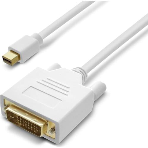 Thunderbolt/mini Displayport to DVI cable 1.5M Mini DP male to DVI male for macbook pro air mini and more