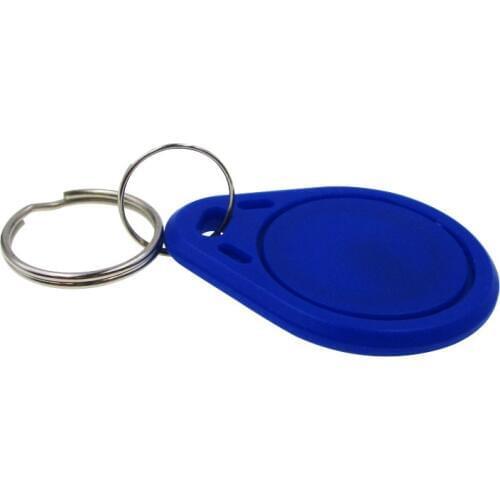 100PCS/Lot 13.56MHz 125MHz M1 S50 Smart IC Key Fobs / IC NO:3 Tag / NFC Tag 1K Memory Re-writable Waterproof RC522