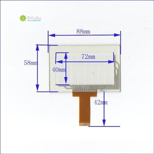 ZhiYuSun XWT169 3.5inch 12 line touch screen panel 88mm*58mm TouchSensor FreeShipping 88*58