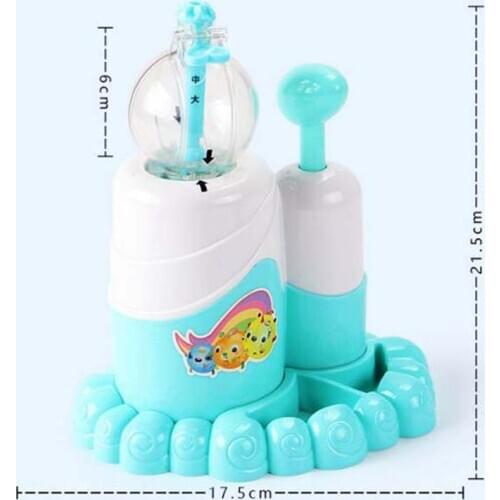 1set Oonies bubble ball game play set with 48pcs fitting balloon 2pcs stickers 1pcs machine body part kids funny table game toy