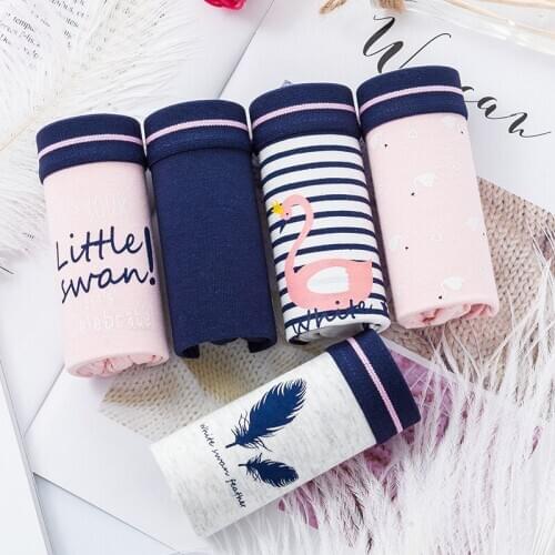 3pcs/lot Women cotton Panties Seamless Comfortable Underwear Girls Sweet Design Lingerie Mid-Waist Underpants women Briefs