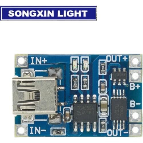 5pcs 5V 1A Micro USB 18650 Lithium Battery Charging Board Charger Module+Protection Dual Functions MODU