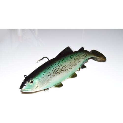 Deep sea Big Fishing soft Replica Fish Lure Baits Hook 30cm/370g Free shipping
