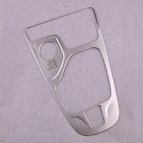 CITALL Interior Central Console Gear Shift Panel Cover Trim Frame Fit For Jeep Cherokee Four-Wheel Drive 2014-2018 LHD Silver