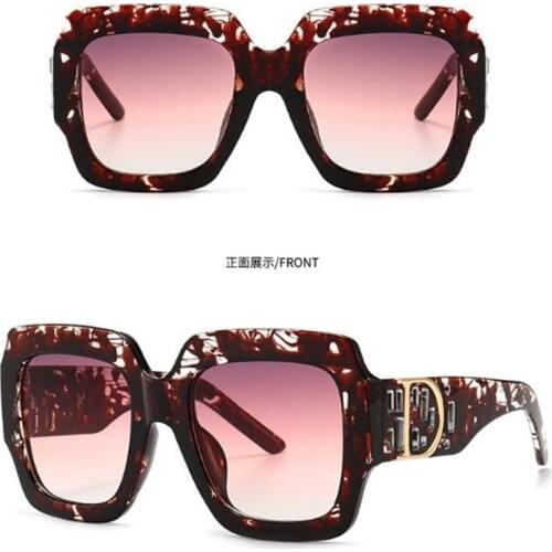Designer sunglasses Women decorate their big faces with sunglasses Hip-hop sunglasses Fashion glasses Punk sunglasses