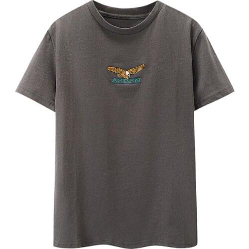 Oversize Women Soft Cotton O Neck T-shirt 2021 Summer Fashion Ladies High Street Loose T-shirt Female Casual Printed T-shirt Top