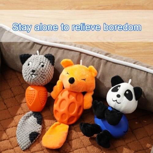 A Pet Dog Toy Animal Shape Puppy Chew Toys Teeth Cleaning Outdoor Fun Training for Dogs