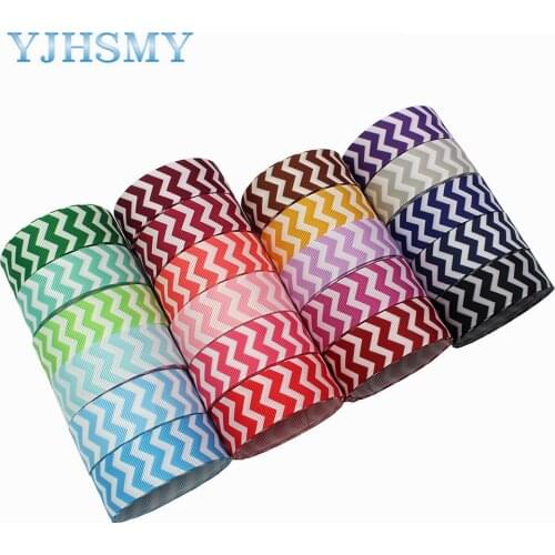 L-20829-888 1”Wave pattern print Pattern Ribbon , 5 yards DIY handmade hair accessories Material , Bow Decoration