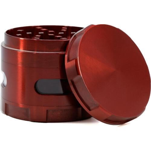 New High Quality 4-layer 63MM Zinc Alloy Herb Grinder Smoke Crusher Tobacco Hand Muller for Hookah Shisha Water Pipe Wholesale