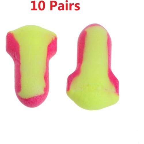 10 Pairs Disposable Soft Foam Earplugs Snore-Proof Sleep Ear Protector No Cords