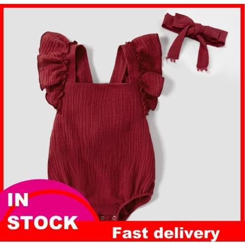 Ruffles Romper Summer Baby Clothing Sleeveless Maxi Dresses+headband Family Matching Set Clothing For Girls Комплекты Одежды