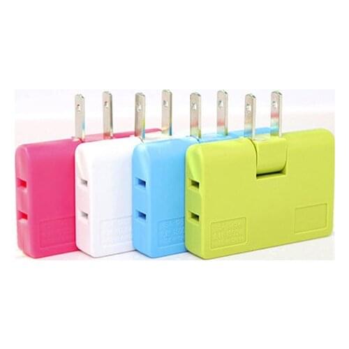 Wonderlife Outlet Power Converter Rotate Charger Wall Socket Adapter Splitter Converter Socket One To Three Power Conversion