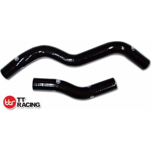 SA1407BK - Mitsubishi Lancer Evo 1 2 3 4G63 CD9A CE9A Silicone Radiator Hose Kit Black