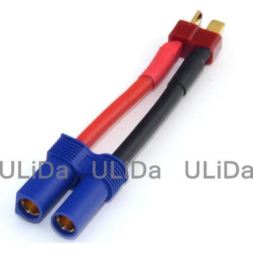 FEMALE EC5 TO MALE T PLUG (DEANS STYLE) BATTERY ADAPTER CONNECTOR for Quadcopter