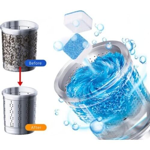 1/2/3/4/5pcs Tab Washing Machine Cleaner Washer Cleaning Detergent Effervescent Tablet Washer Cleaner