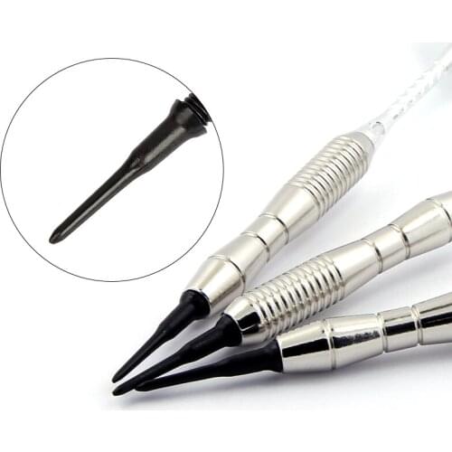 100Pcs 27mm Professional Soft Tip Darts Pipe Black Darts Shafts Plastic Replacement Accessories Gadgets for Darts Game