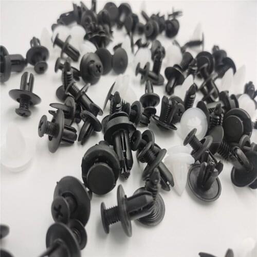 100pcs Auto Fastener Clip Mixed Retainer Fastener Kit for 911 918 Macan Panamera Cayman Carrera Boxster