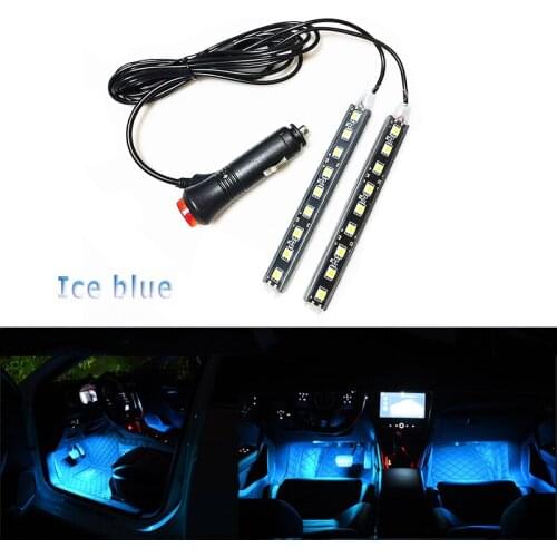 2pcs Car LED Foot Iamp Floor lamp Decorative lamp for Mercedes-Benz A B C E S G M ML GLK CL CLK CLS E GL R SL SLK SLS-class AMG