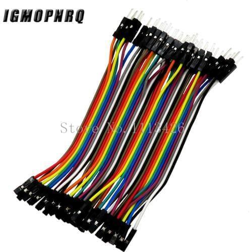 400pcs 10cm 2.54mm 1pin 1p-1p male to female jumper wire Dupont cable