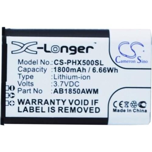 Cameron sino 1800mah battery for PHILIPS AB1720AWM AB1790AWM Xenium 9@9K 9A9K X500 AB1850AWM Mobile, SmartPhone Battery