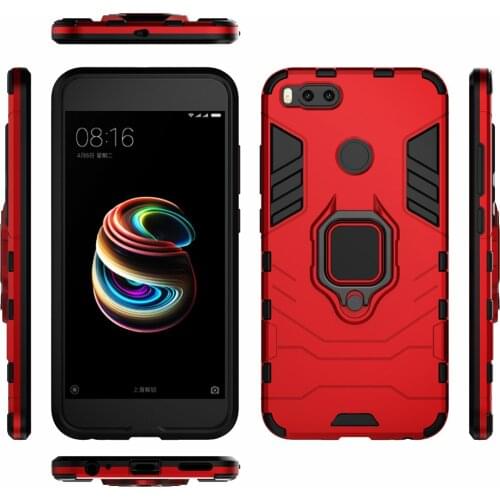 Phone Holder Finger Ring Case for Xiaomi Mi 5X A1 Magnetic Armor Cover on the for Xiomi Mi A1 5X MI5X MIA1 5 X A 1 Funda Coque
