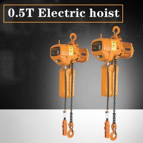 0.5T 380V 3 phase electric hoist chain hoist single chain chain chain chain electric hoist
