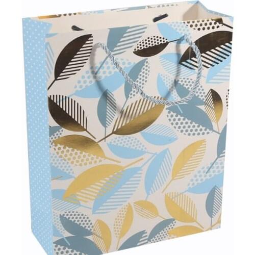 Hot Sales High Quality Customized Gold Foil Logo Paper bags For Hair Extension Packaging --XP2338