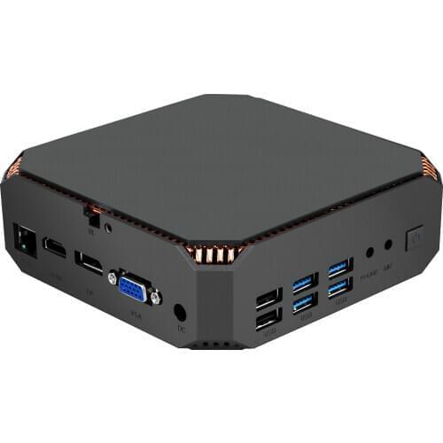 Newest Three display with DP HDMI VGA Fanless Mini PC Dual Core i7 7500U i5 7200U i3 7100U DDR4 M.2 Micro Computer pakage HTPC