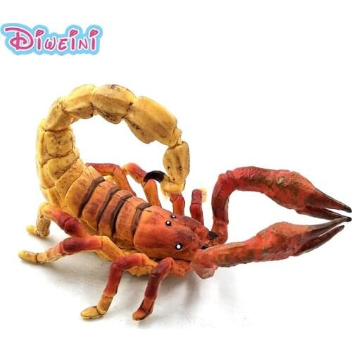Simulation cute Scorpion Animal Model Plastic Action figure home decor fairy garden decoration accessories figurine statue toys