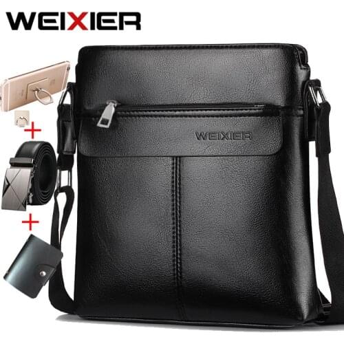 WEIXIER Mens bag shoulder bag mens backpack shoulder bag slung bag messenger bag