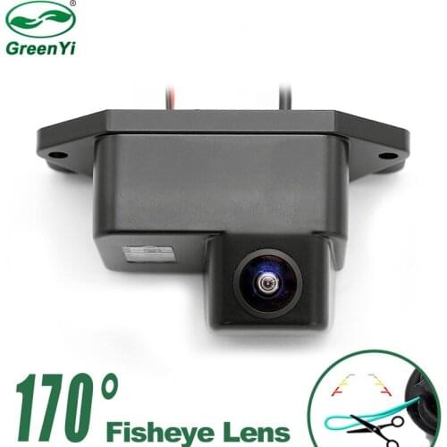 New Vehicle 1280*720P HD AHD 170 Degree Fisheye Lens Car Rear View Reverse Backup Camera For Mitsubishi Lancer EX 2008-2015