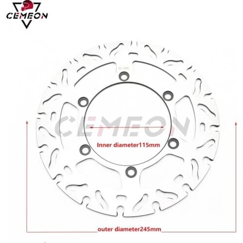 Yamaha Motorcycle Front Brake Disc Rotor TTR250 DT200 DT230 WR200 Front Brake Disc
