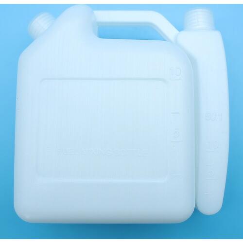 1L Portable 2-Stroke Fuel Petrol Oil Mixing Bottle 25:1 50:1 Chainsaw Trimmer Brushcutter Strimmer Strimmers