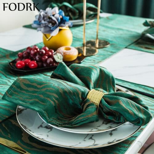 Lint-free Table Napkin Cotton Fabric Tablecloth Cloth Tea Towel Set Serving Decor for Kitchen Disposable Wedding Decorated Paper